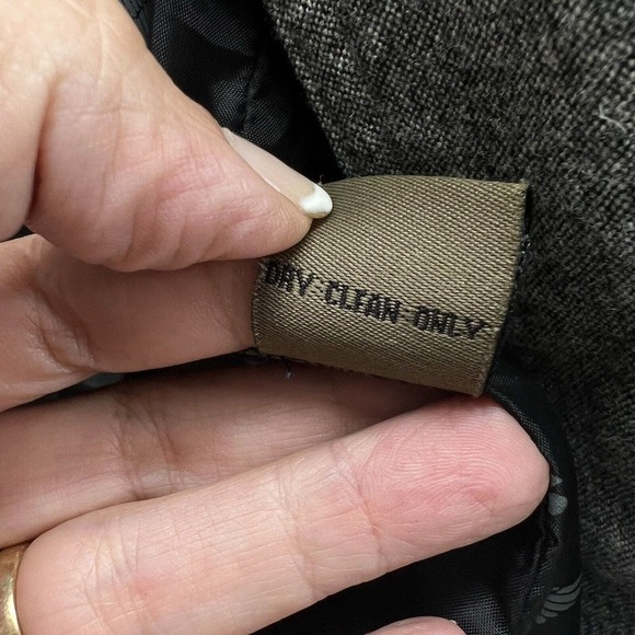 Buckle BKE Jacket Mens Medium Gray Wool Blend Western Cowboy Lined Snap And Zip - Picture 16 of 16